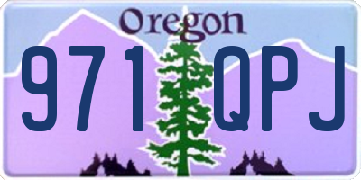 OR license plate 971QPJ