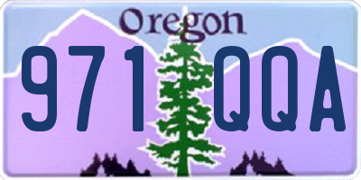 OR license plate 971QQA