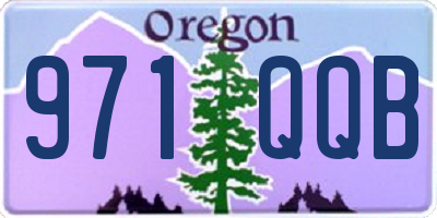 OR license plate 971QQB