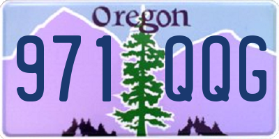 OR license plate 971QQG