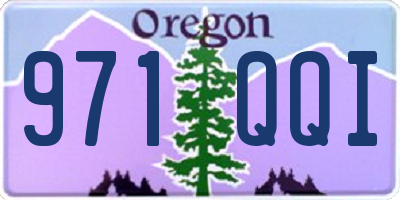 OR license plate 971QQI