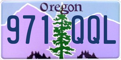 OR license plate 971QQL