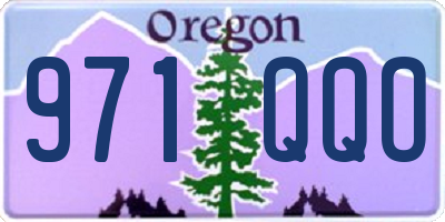 OR license plate 971QQO
