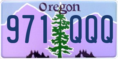 OR license plate 971QQQ