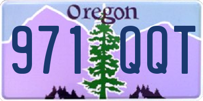OR license plate 971QQT
