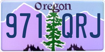 OR license plate 971QRJ