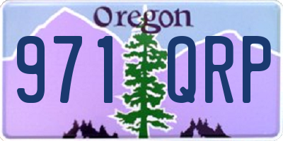 OR license plate 971QRP