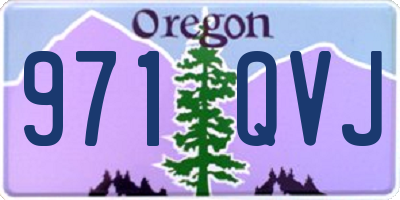 OR license plate 971QVJ