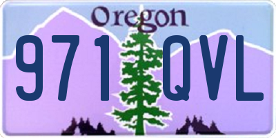OR license plate 971QVL