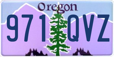 OR license plate 971QVZ