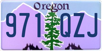 OR license plate 971QZJ