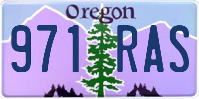 OR license plate 971RAS