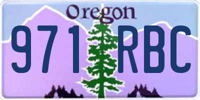OR license plate 971RBC