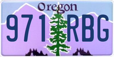 OR license plate 971RBG