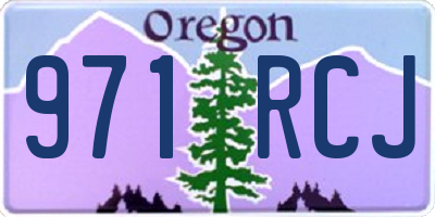 OR license plate 971RCJ