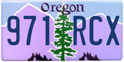 OR license plate 971RCX