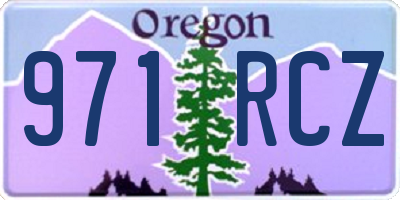 OR license plate 971RCZ