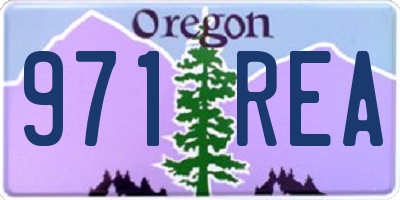 OR license plate 971REA
