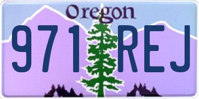 OR license plate 971REJ