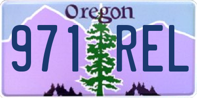 OR license plate 971REL