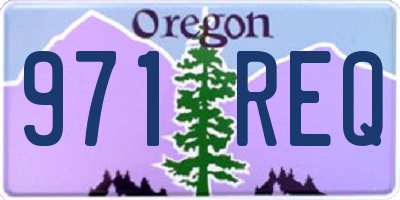 OR license plate 971REQ