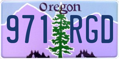 OR license plate 971RGD