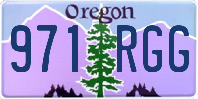 OR license plate 971RGG