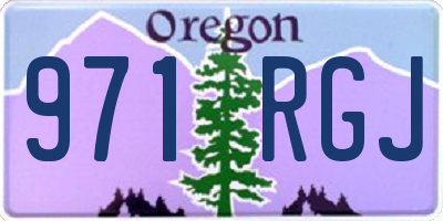 OR license plate 971RGJ
