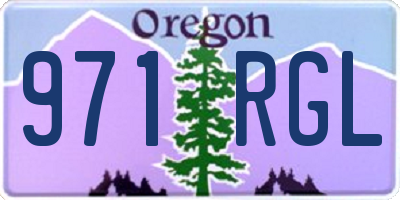 OR license plate 971RGL