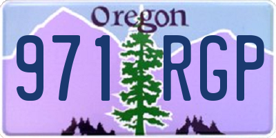 OR license plate 971RGP