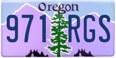 OR license plate 971RGS