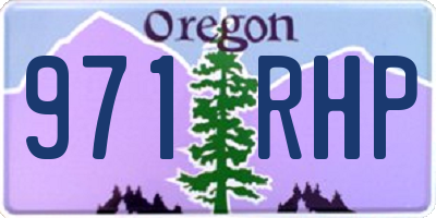 OR license plate 971RHP