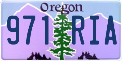 OR license plate 971RIA