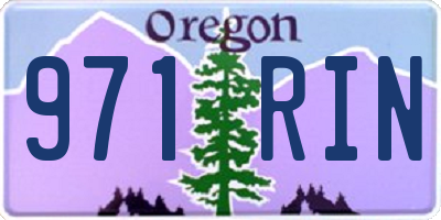 OR license plate 971RIN