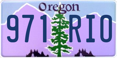 OR license plate 971RIO