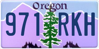 OR license plate 971RKH