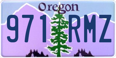 OR license plate 971RMZ