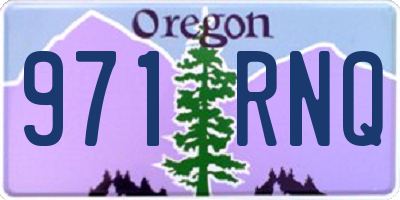 OR license plate 971RNQ