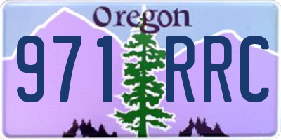 OR license plate 971RRC