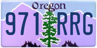 OR license plate 971RRG