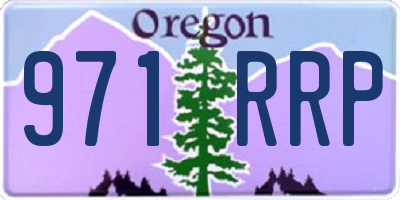 OR license plate 971RRP