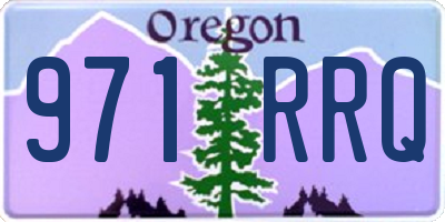 OR license plate 971RRQ
