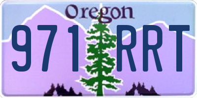 OR license plate 971RRT