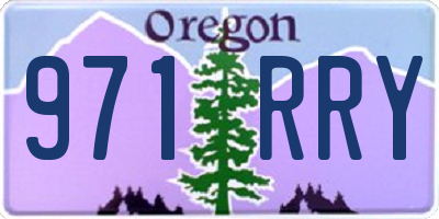 OR license plate 971RRY