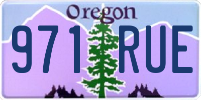 OR license plate 971RUE