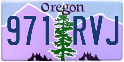 OR license plate 971RVJ