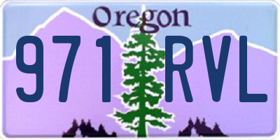 OR license plate 971RVL
