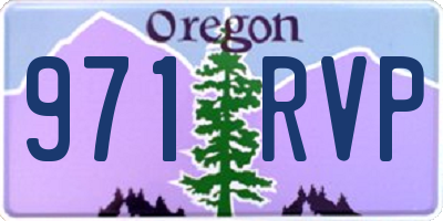OR license plate 971RVP