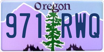 OR license plate 971RWQ