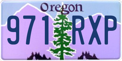 OR license plate 971RXP